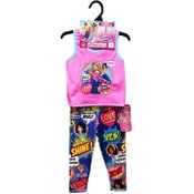 Wholesale - FAIRYTALE PRINCESS RACER TANK ACTIVEWEAR SET COMIC STRIP 4-ASST SIZE 4-6X C/P 48, UPC: 850054758033